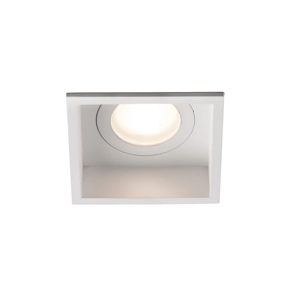 Faro HYDE SQ square white recessed lamp 40116