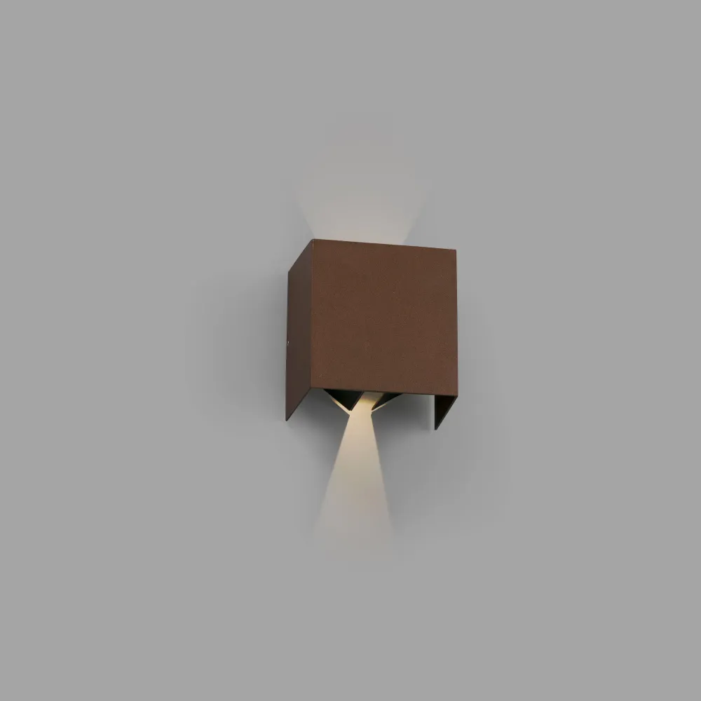 Faro Olan Wall Light Oxide Brown Led 6W 3000K