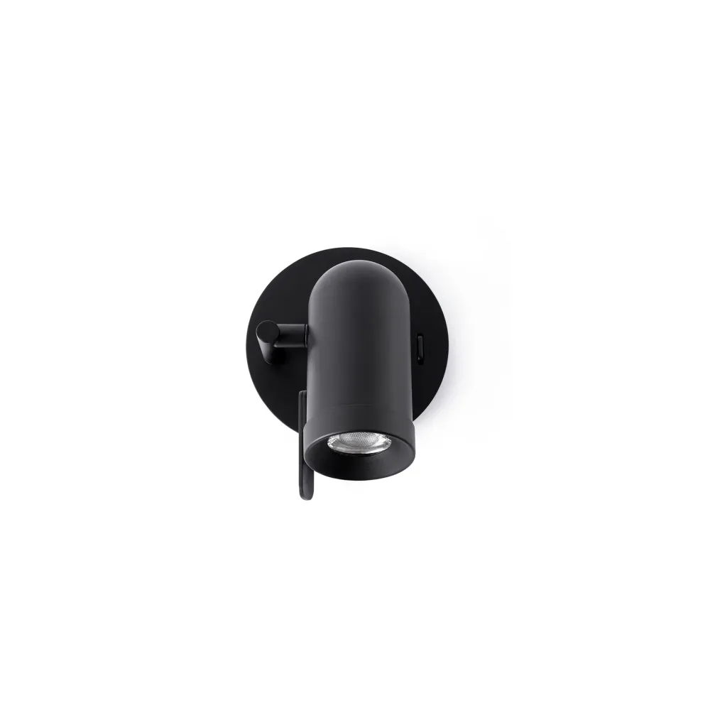 Faro ORLEANS Black wall lamp 43521