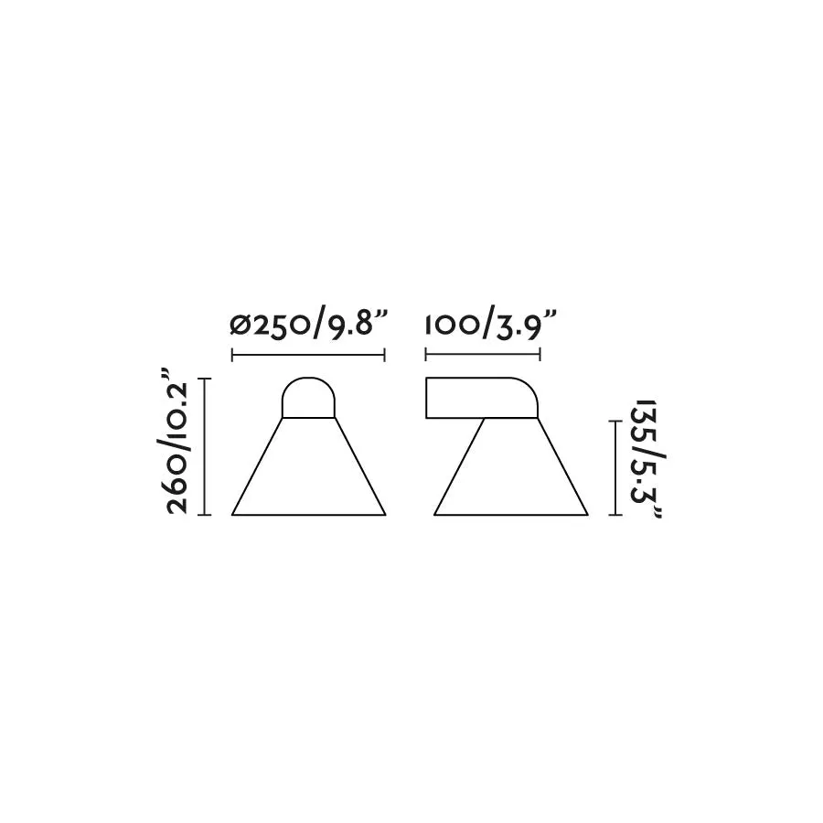Faro Pals Wall Lamp White 1Xe27