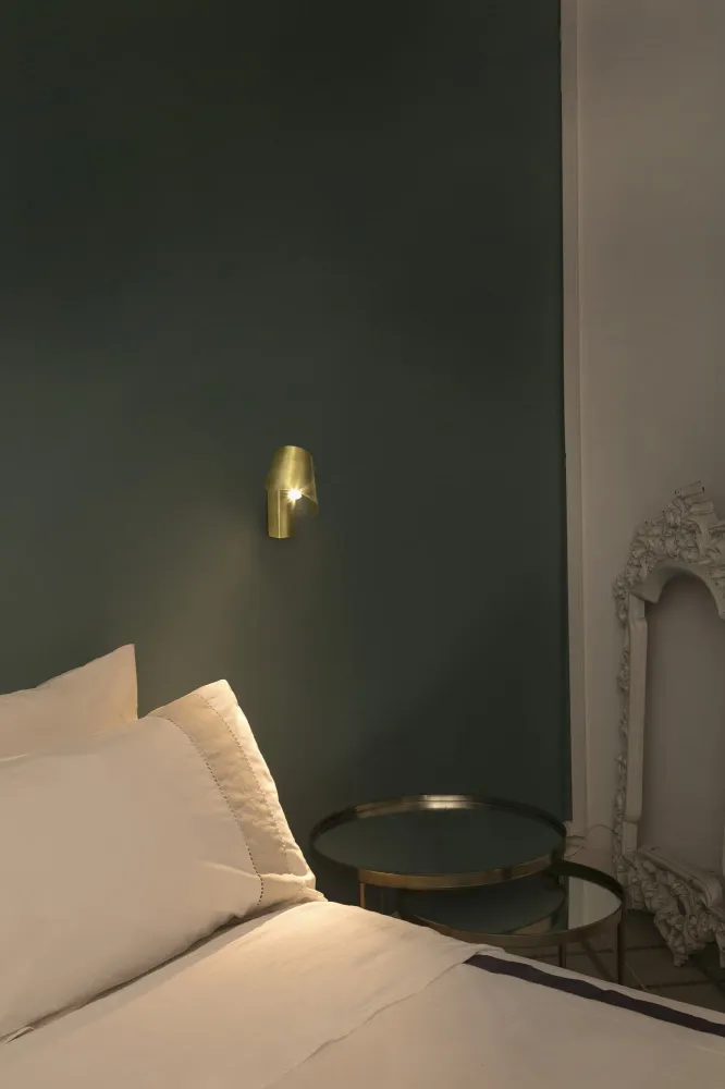 Faro LE PETIT Satin gold wall lamp 62163