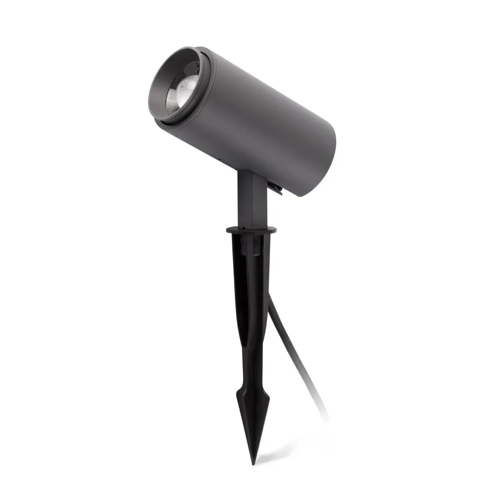 Faro Plumo Projector/Stake Dark Gray. 8.5W 3000K 18°/ 45