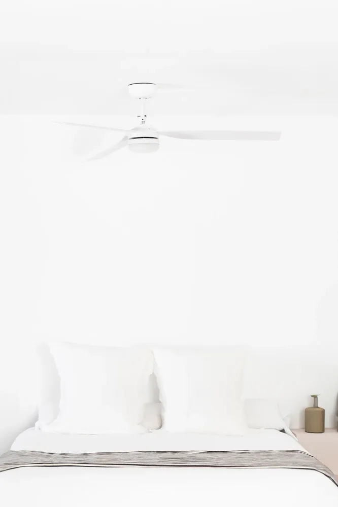 Faro PUNT M LED White Ceiling Fan DC Motor 33814-20