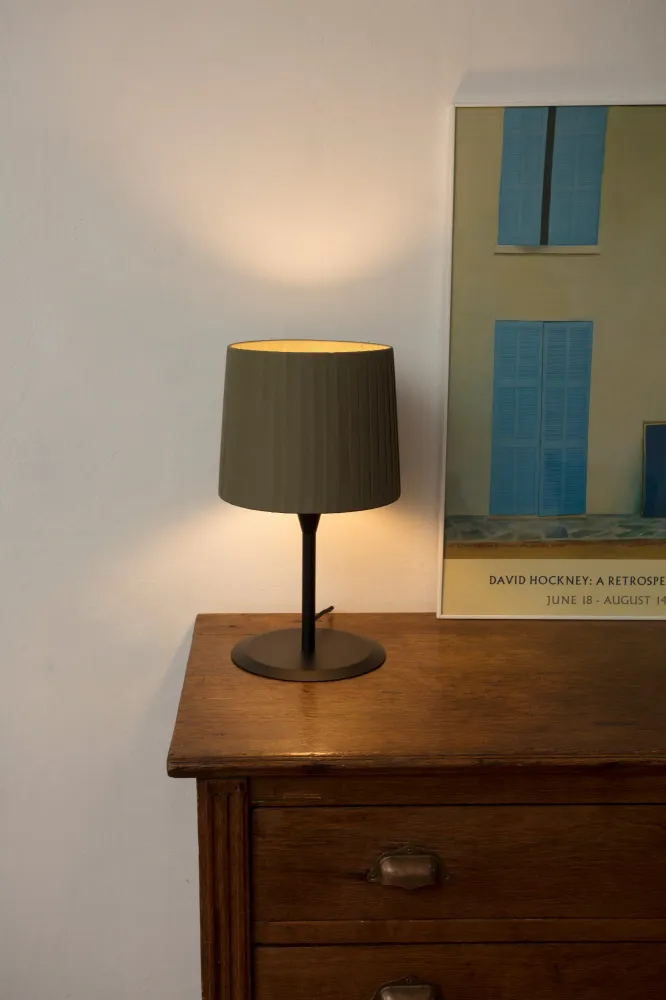 Faro SAMBA Table lamp black/green tape 64311-40