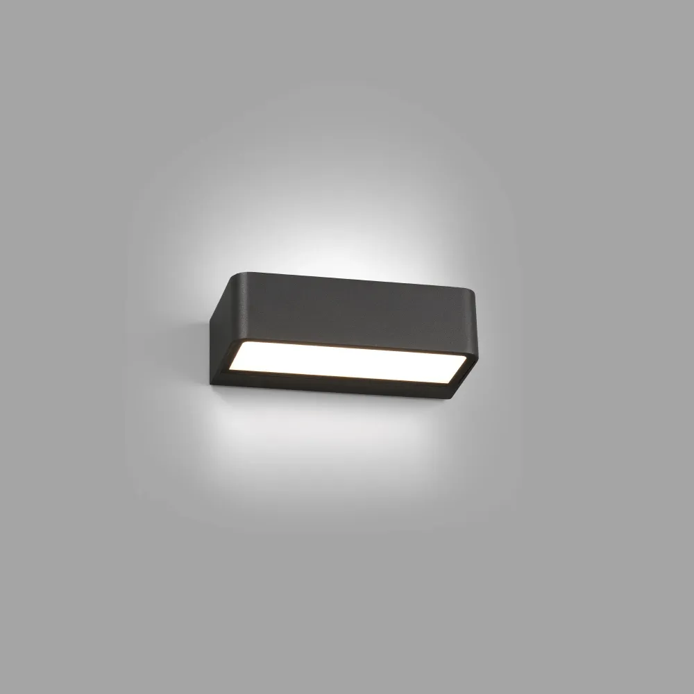 Faro Takua Wall Lamp Dark Gray Led 10W 3000K