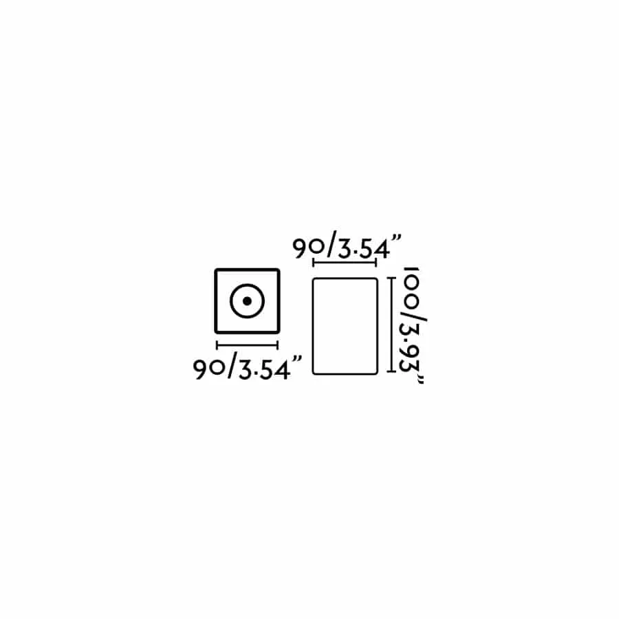 Faro Tami Ceiling Light Dark Gray Led 9W 3000K 40°