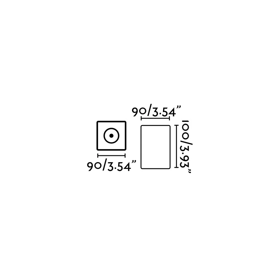 Faro Tami Ceiling Light Dark Gray Led 9W 3000K 40°