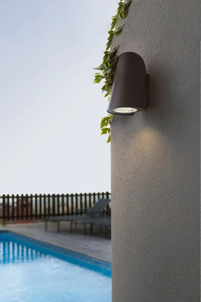 Faro Tinia Wall Lamp Dark Gray E27 60W