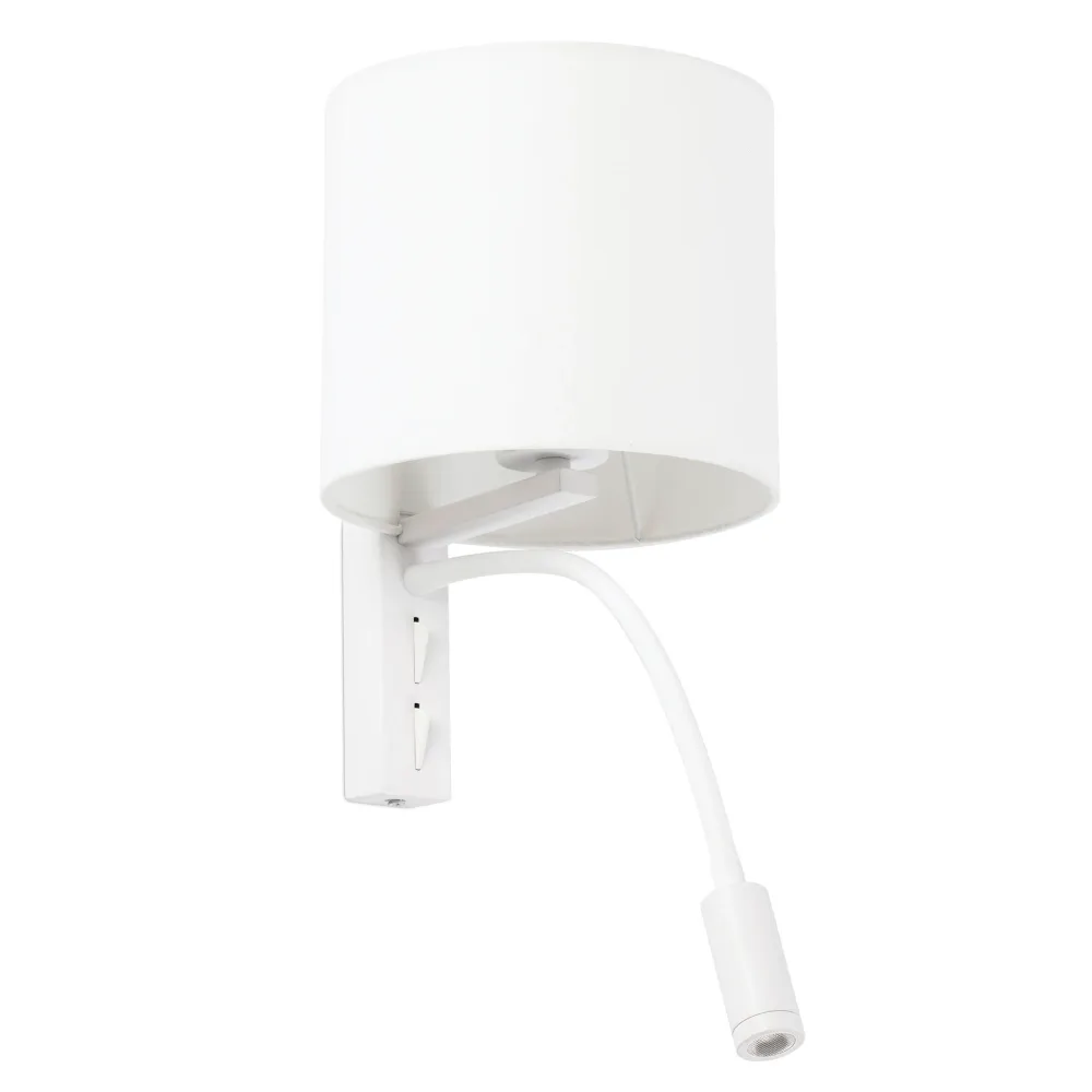 Faro TIRA White wall lamp LED reader 64322