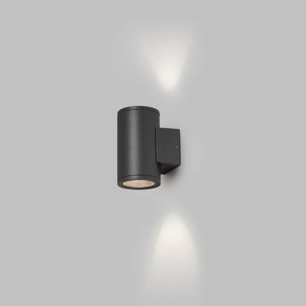 Faro TOND 2L Dark gray wall lamp 2700K 71917