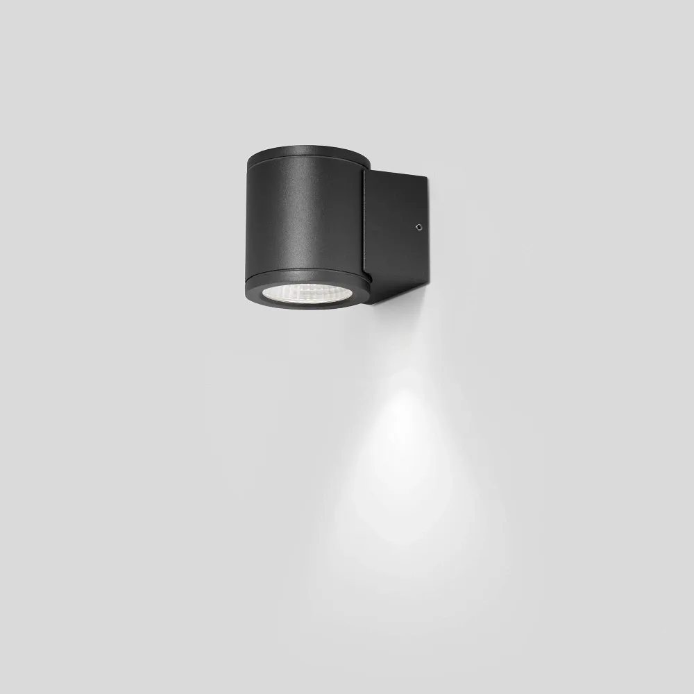 Faro TOND 1L Dark gray wall lamp 3000K 71916