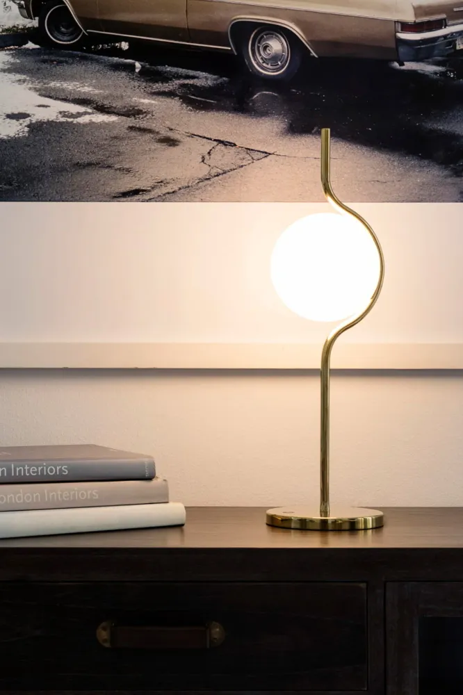 Faro LE VITA Dimmable gold table lamp 29692D