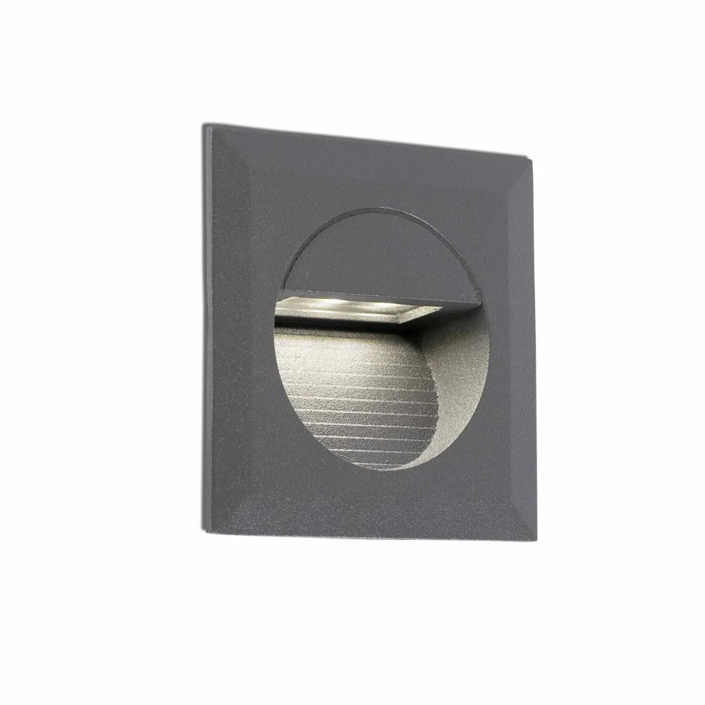 Mini Carter Recessed Lighthouse Dark Gray Led 4000K Faro