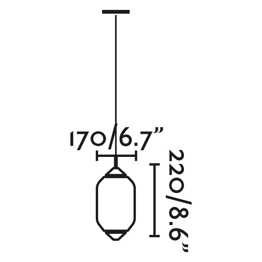 Saigon Lighthouse Out Pendant R17 Cone Cap Faro