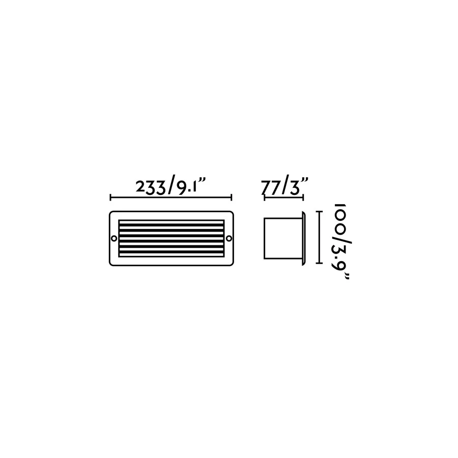 Stripe-1 Recessed Lighthouse White 5W 3000K Faro