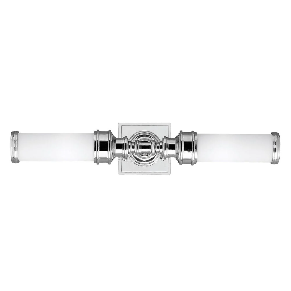 Applique murale Feiss (FE-PAYN-OR2-BATH) Payne en acier doux et verre G9 2L
