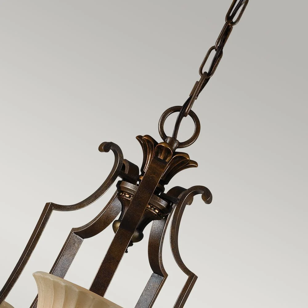 Lustre Feiss (FE-KELHAM-HALL5-UPLT) Kelham Hall, acier, verre scavo indien E27 5L