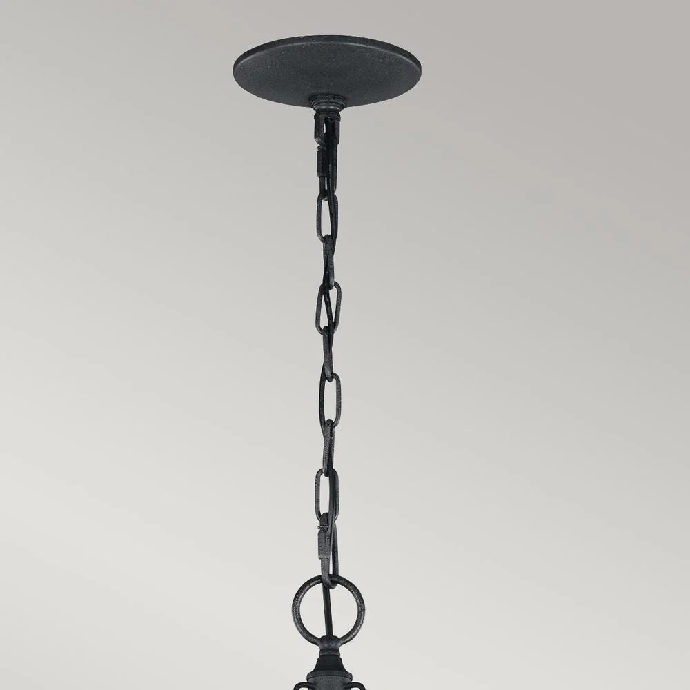 Lustre Feiss (FE-NORI3-DWZ) acier Nori, bois E14 3L