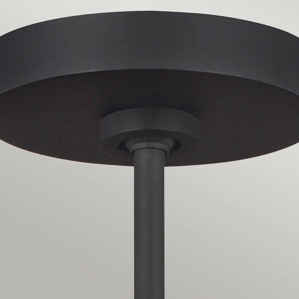 Suspension Feiss (FE-ASHER-5P-MB) Acier Asher, verre E14 5L