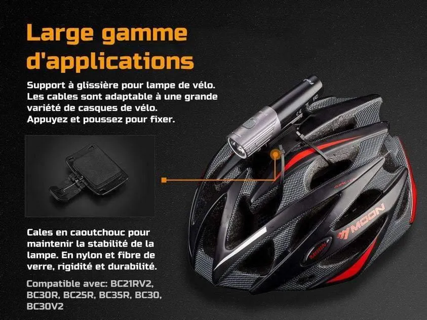Fenix ALD-08 Support de lampe pour casque de vélo