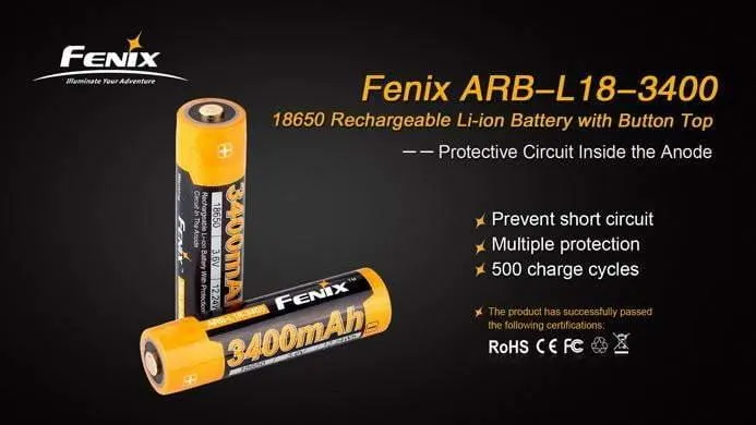 Fenix ARBL18-3400 - Batterie 3.6V - 3400mAh