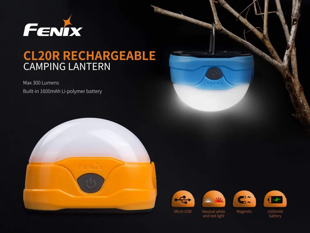 Fenix CL20R - Lanterne rechargeable - 300 lumens
