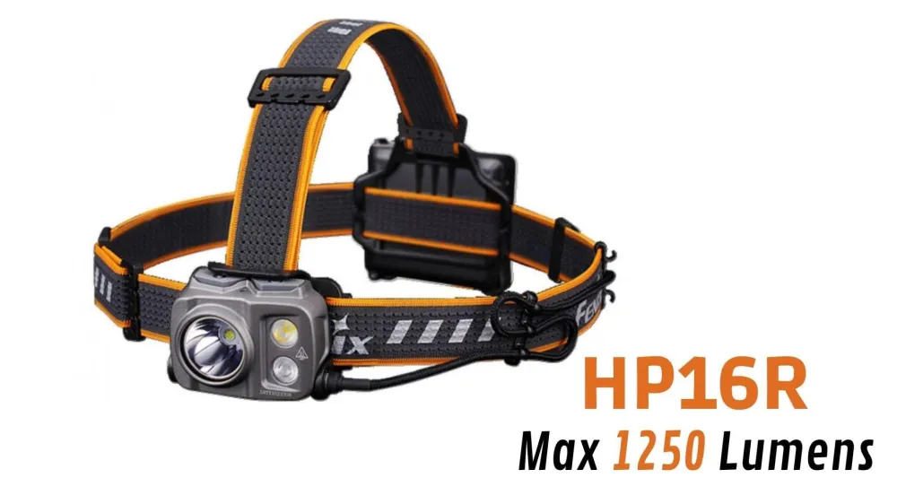 Fenix HP16R - 1250 lumens - Rechargeable USB-C