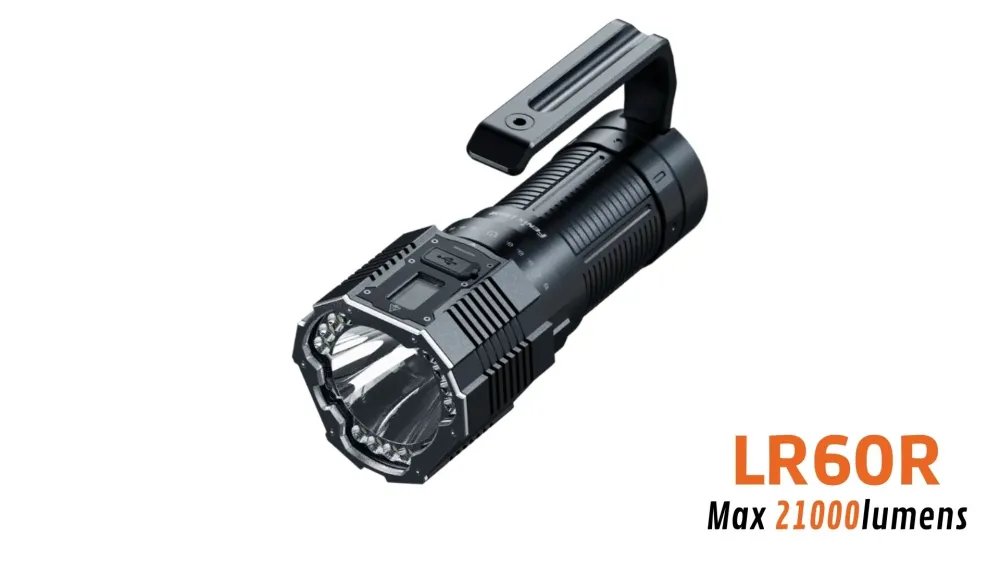 Fenix LR60R - Lampe de recherche - 21 000 lumens - Pack complet