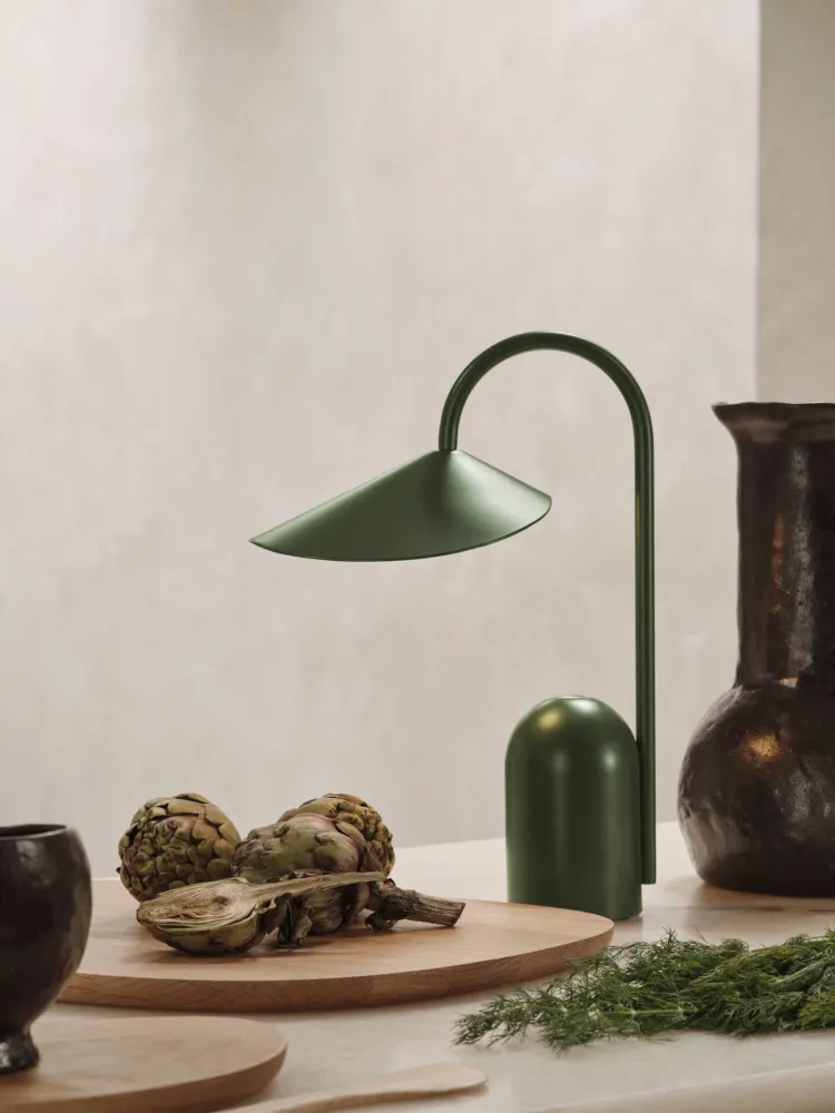 Arum Portable Lamp - Grass Green Ferm Living - COM