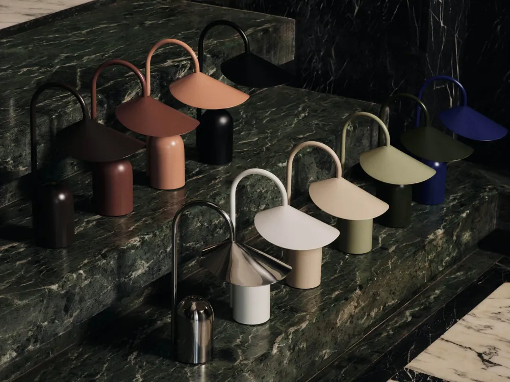 Arum Portable Lamp - White Ferm Living - COM