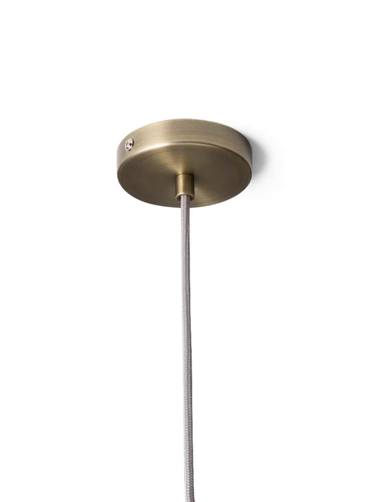 Socket Pendant Low - Brass Ferm Living - COM