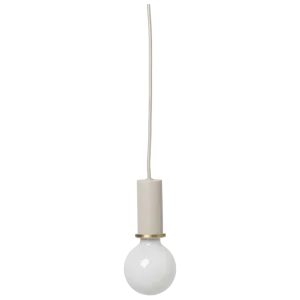 Socket Pendant Low - Light Grey Ferm Living - COM