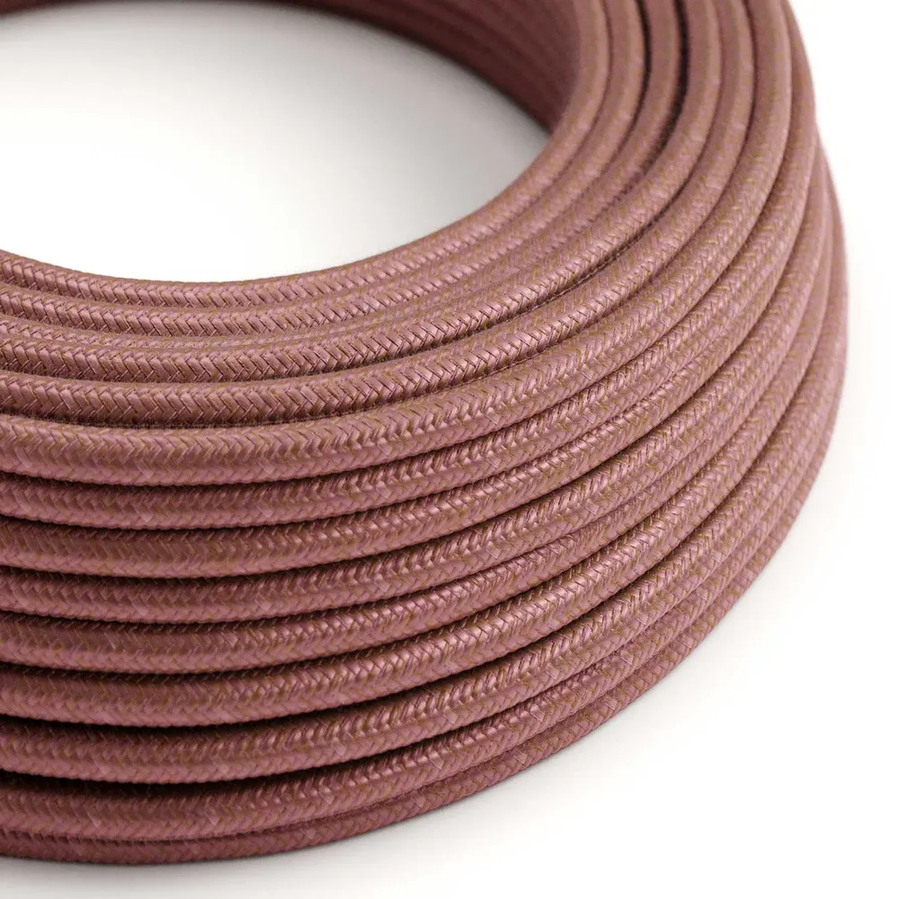 Fil recouvert de tissu - Coton Marsala RX11 - Certifié UL