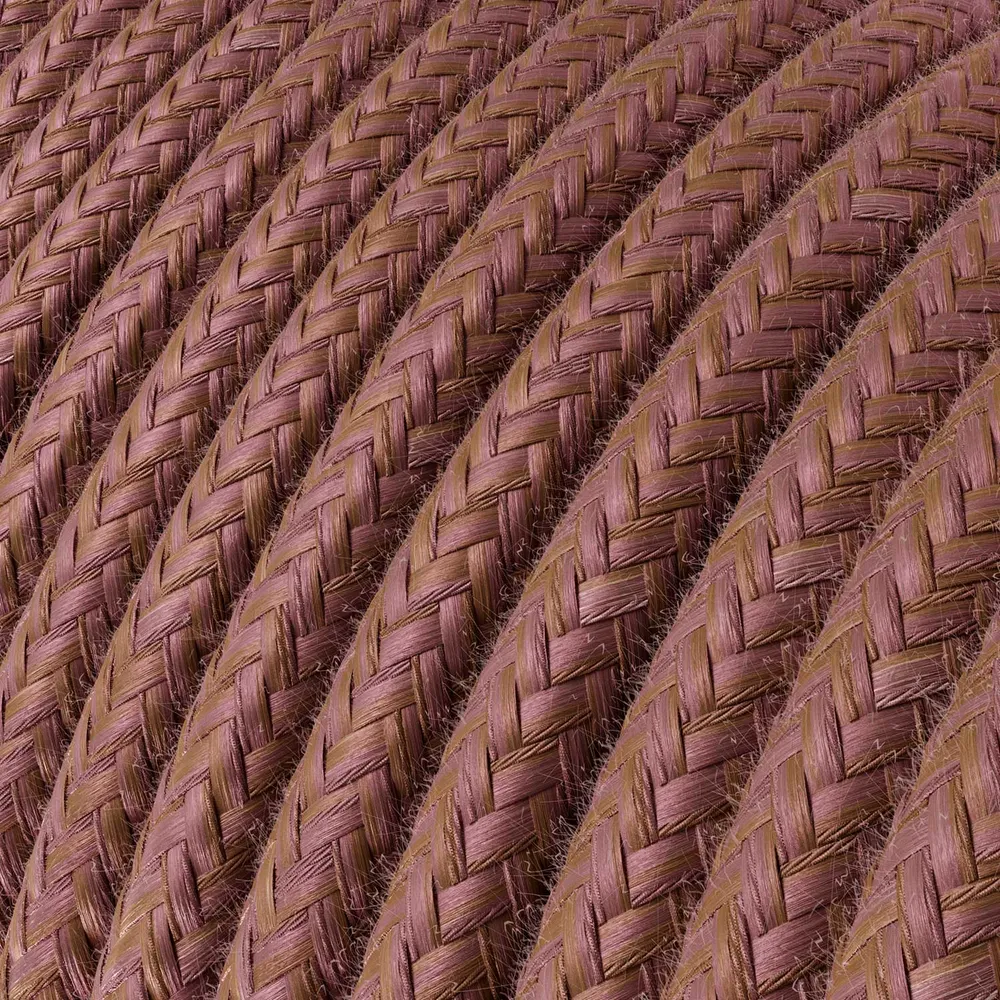 Fil recouvert de tissu - Coton Marsala RX11 - Certifié UL