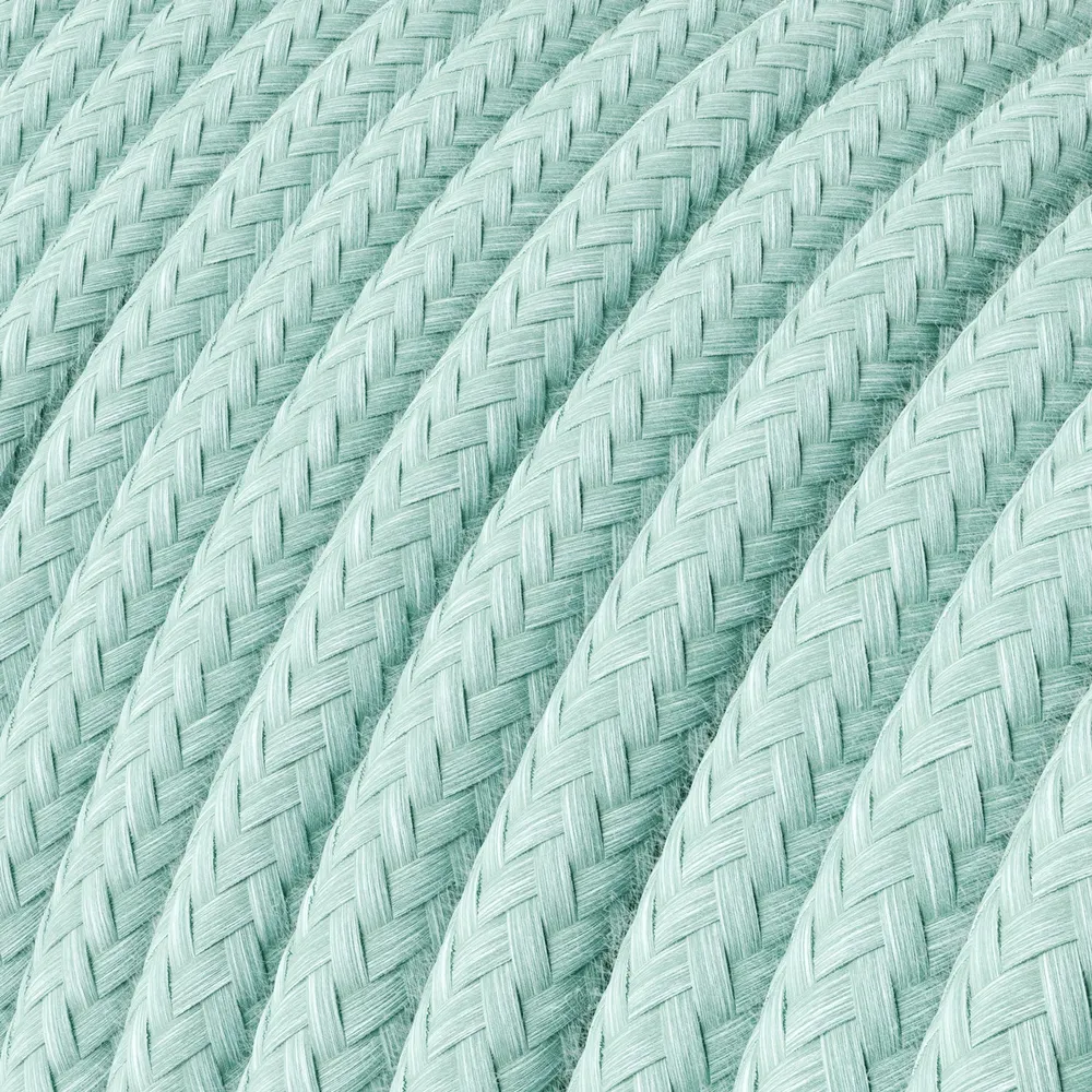 Fil textile recouvert - coton vert céladon RC18 - Homologué UL