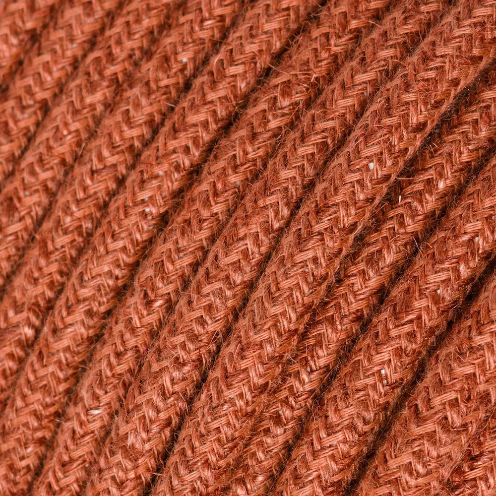 Fil Tissé - Jute Terre Orange RN27 - Certifié UL
