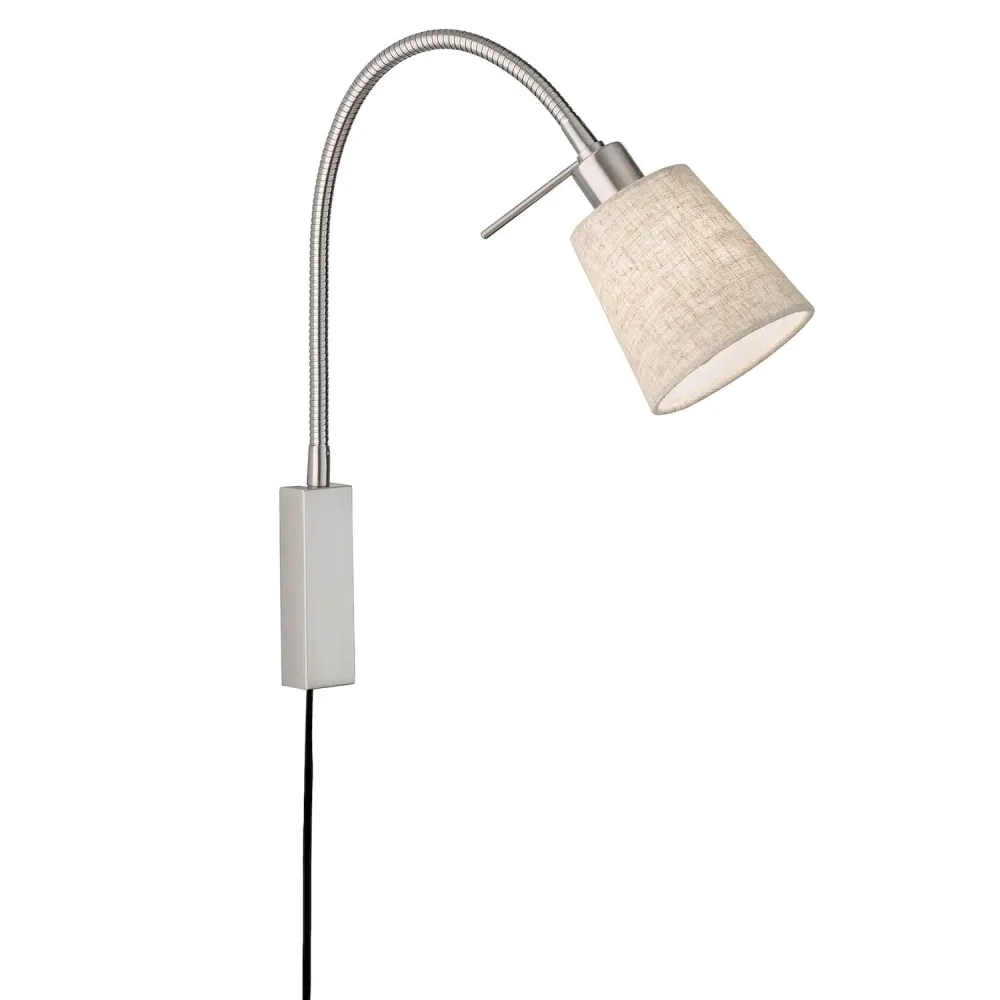 Applique murale à bras articulé Fischer & Honsel Wolke 1L E14