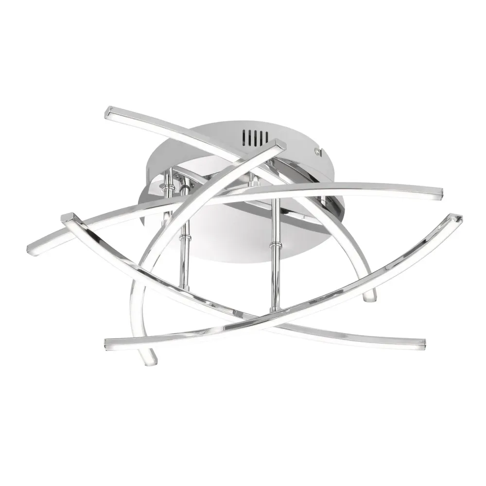 Plafonnier encastré Fischer & Honsel Cross 5L LED