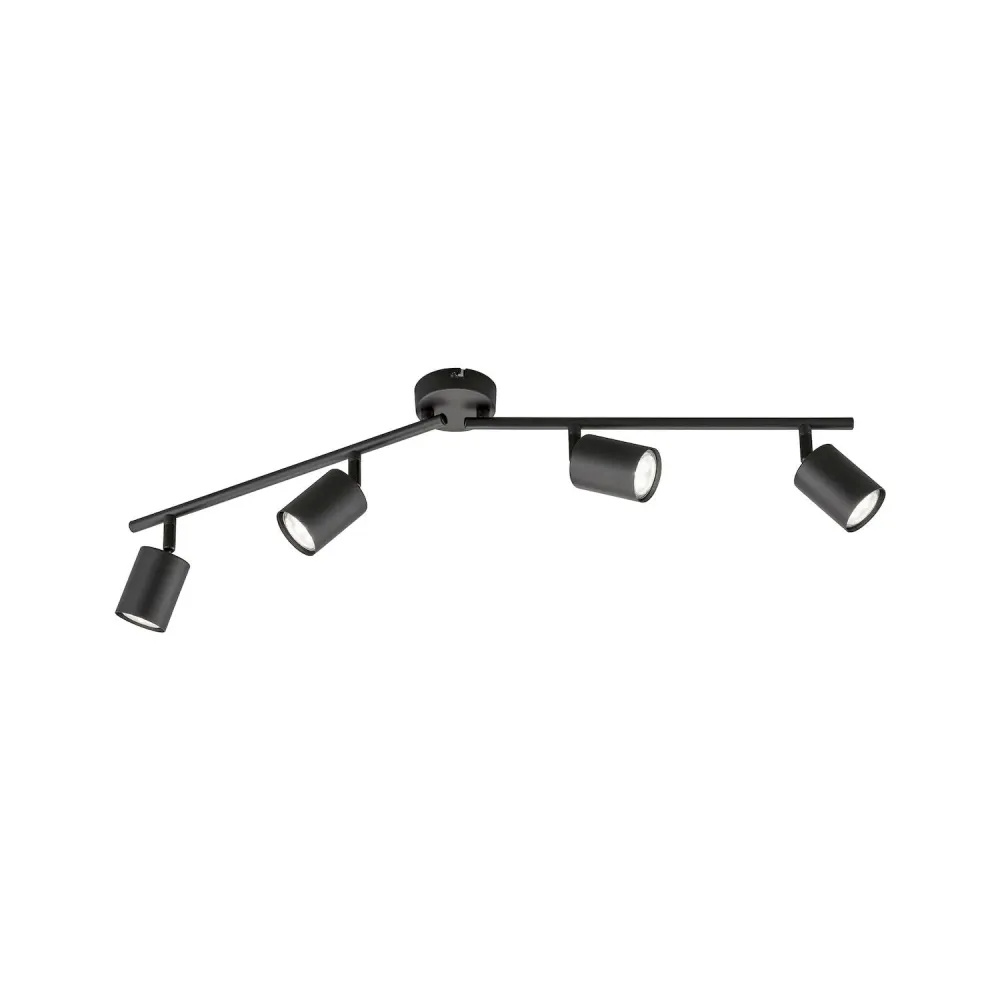 Plafonnier sur rail Fischer & Honsel Vano 4L GU10