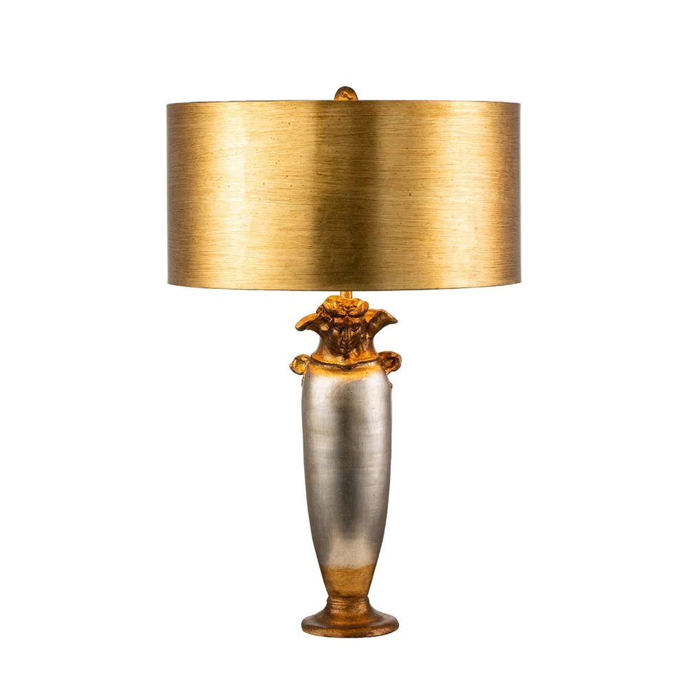 Lampe de table Flambeau Bienville en acier doux E27