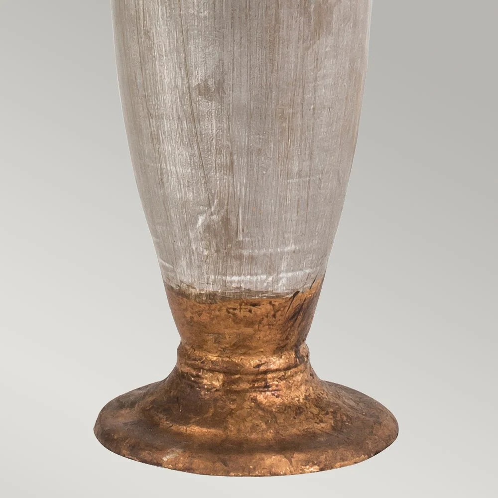 Lampe de table Flambeau Bienville en acier doux E27