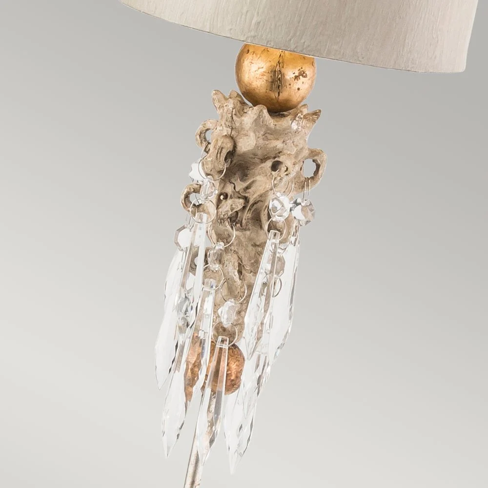 Lampe de table Flambeau Madison en acier E27