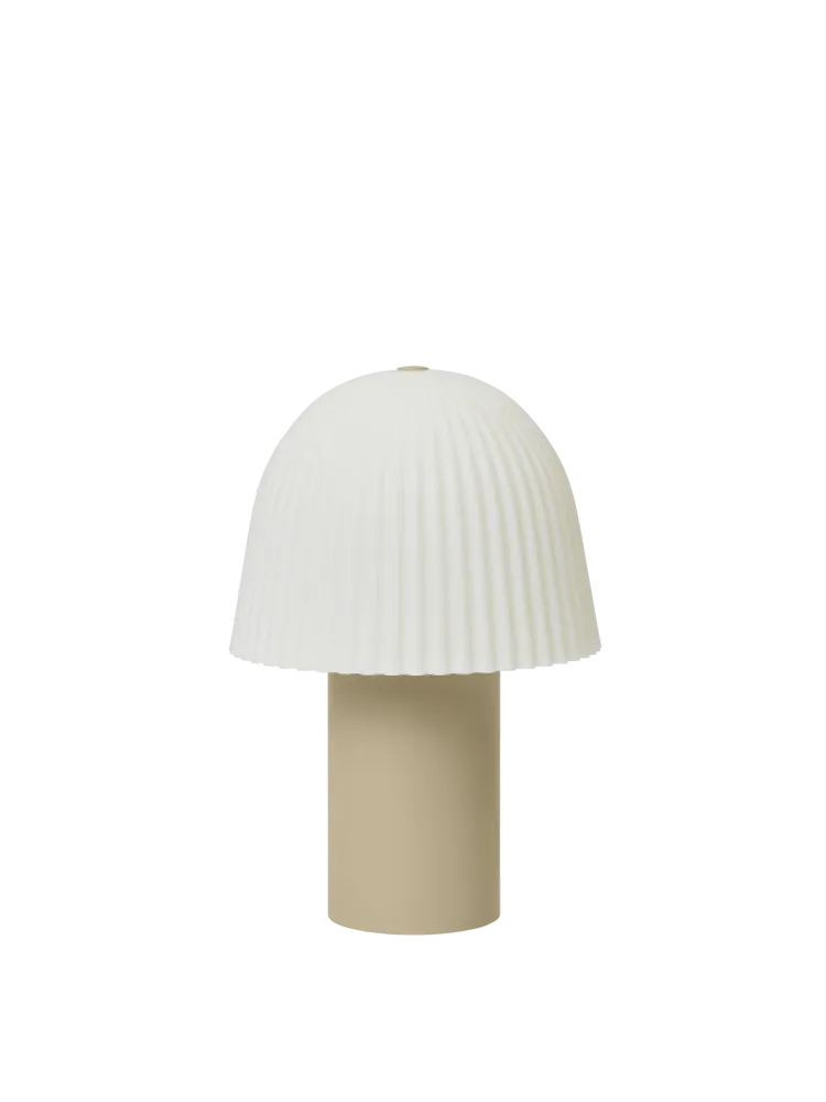 Frill Portable Lamp - Cashmere/White