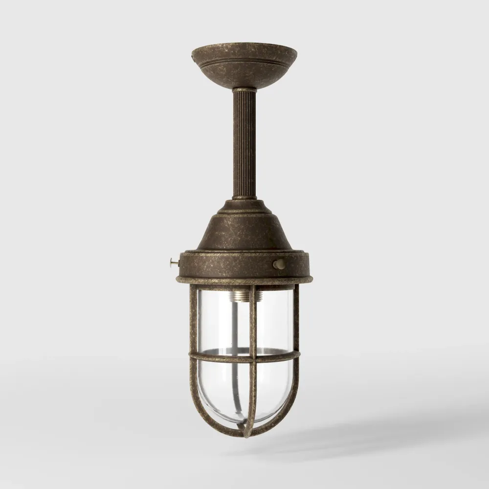 Lampe d'Extérieur Industrielle avec Cage de Protection Ghidini 1849