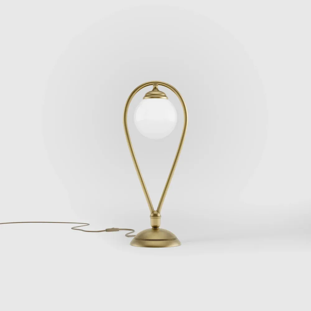 Lampe de Table Art Déco Avec Sphère Iside Ghidini 1849