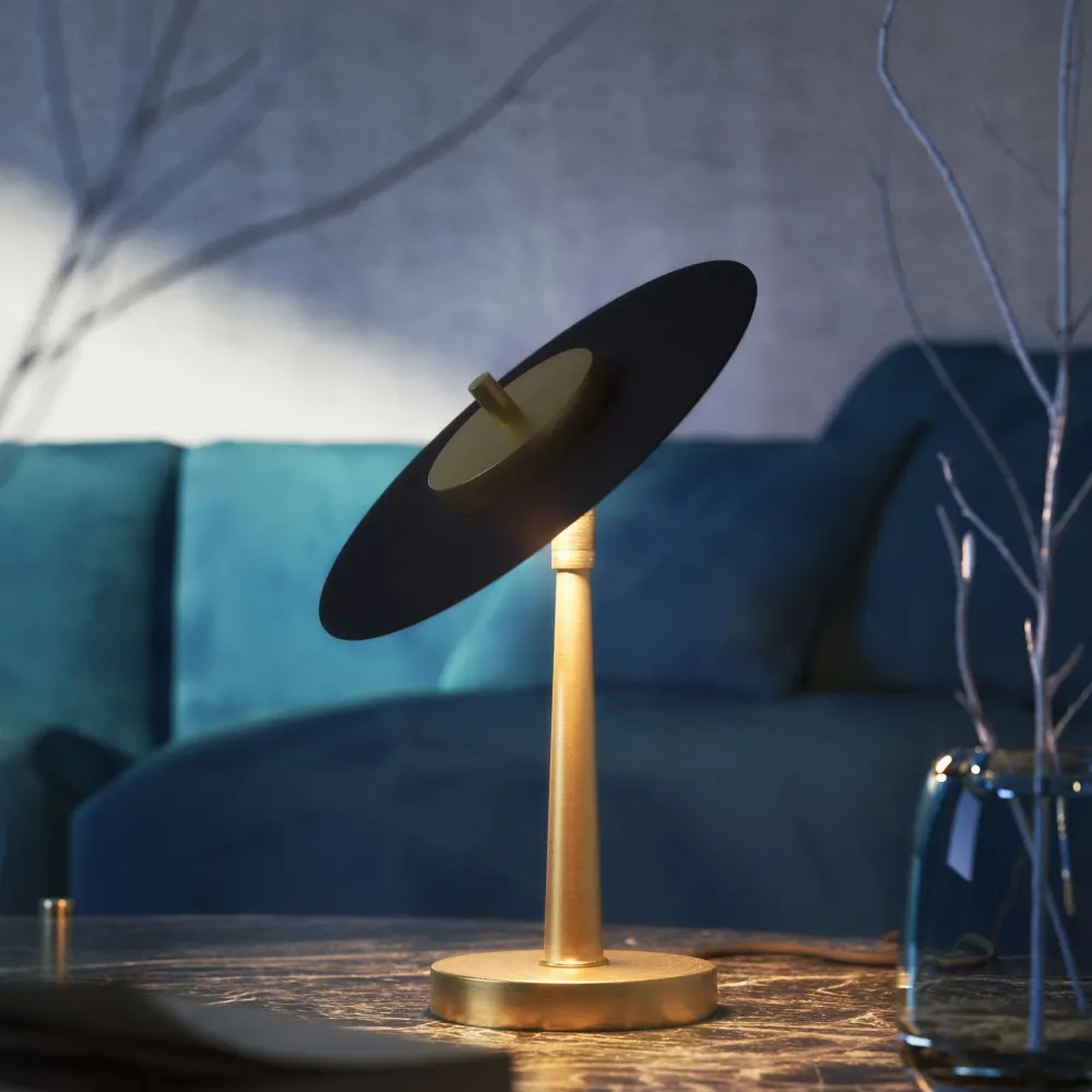 Lampe De Table Avec Disque Style Vinyle Ghidini 1849