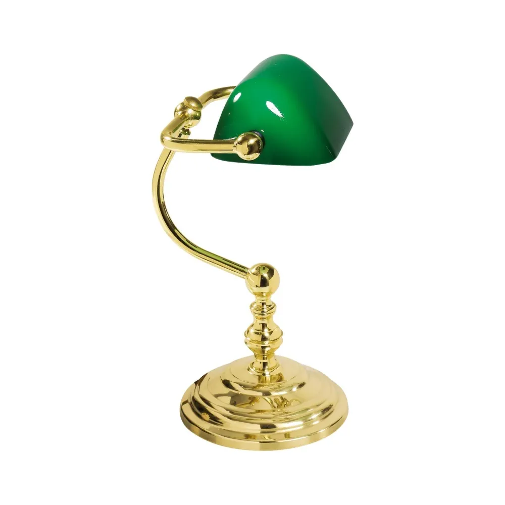 Petite Lampe de Banquier Verte Style Classique Ghidini 1849