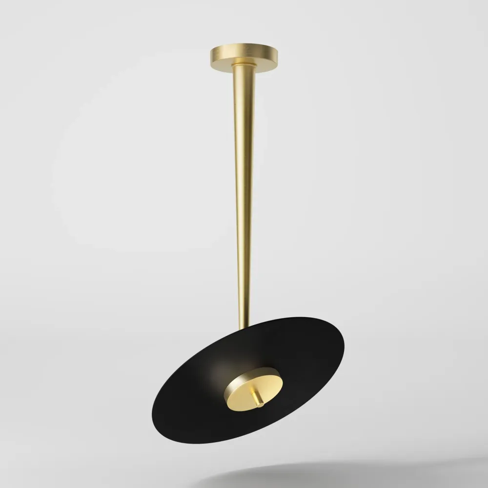 Plafonnier Design Inspiré du Vinyle Orientable Ghidini 1849
