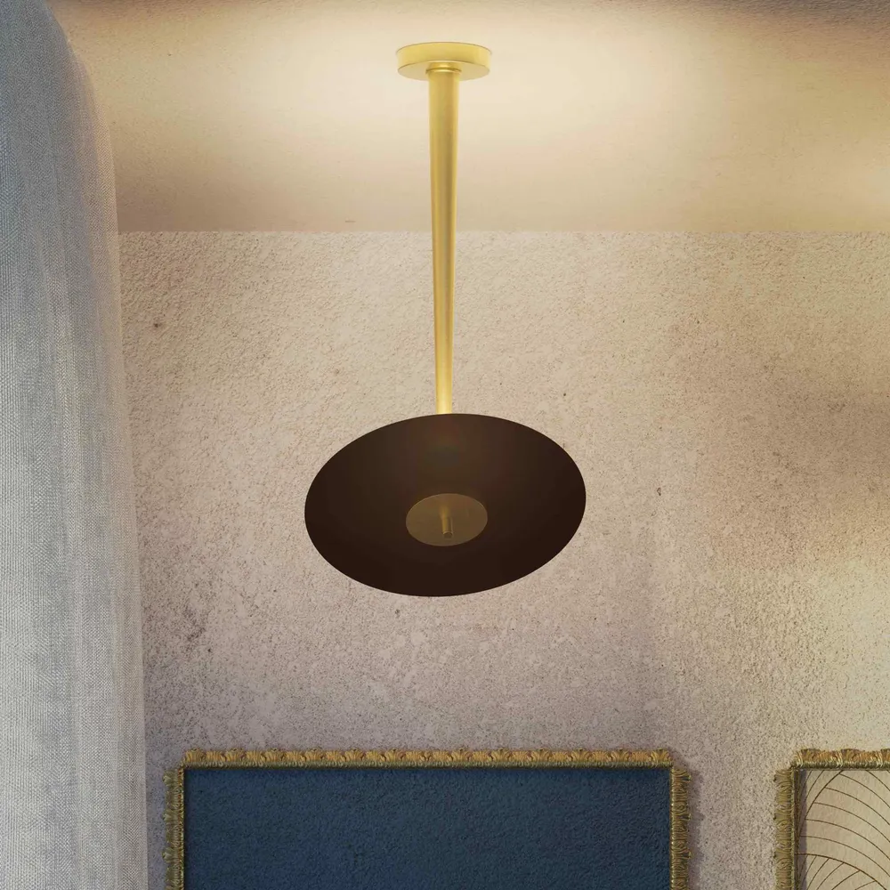 Plafonnier Design Inspiré du Vinyle Orientable Ghidini 1849