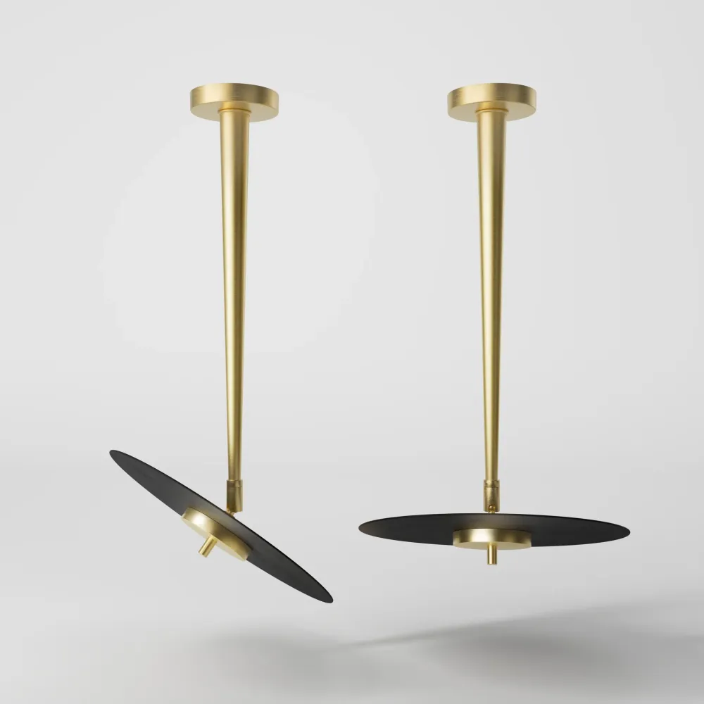 Plafonnier Design Inspiré du Vinyle Orientable Ghidini 1849